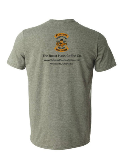 Heather M Green Gildan softstyle T-shirt 64000 - The Roast Haus Coffee Co.